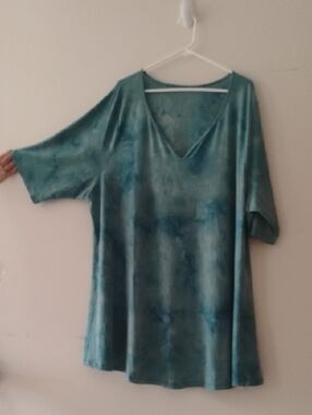 Zaftique Teal Women’s Flowing Tunic- Elegant Teal